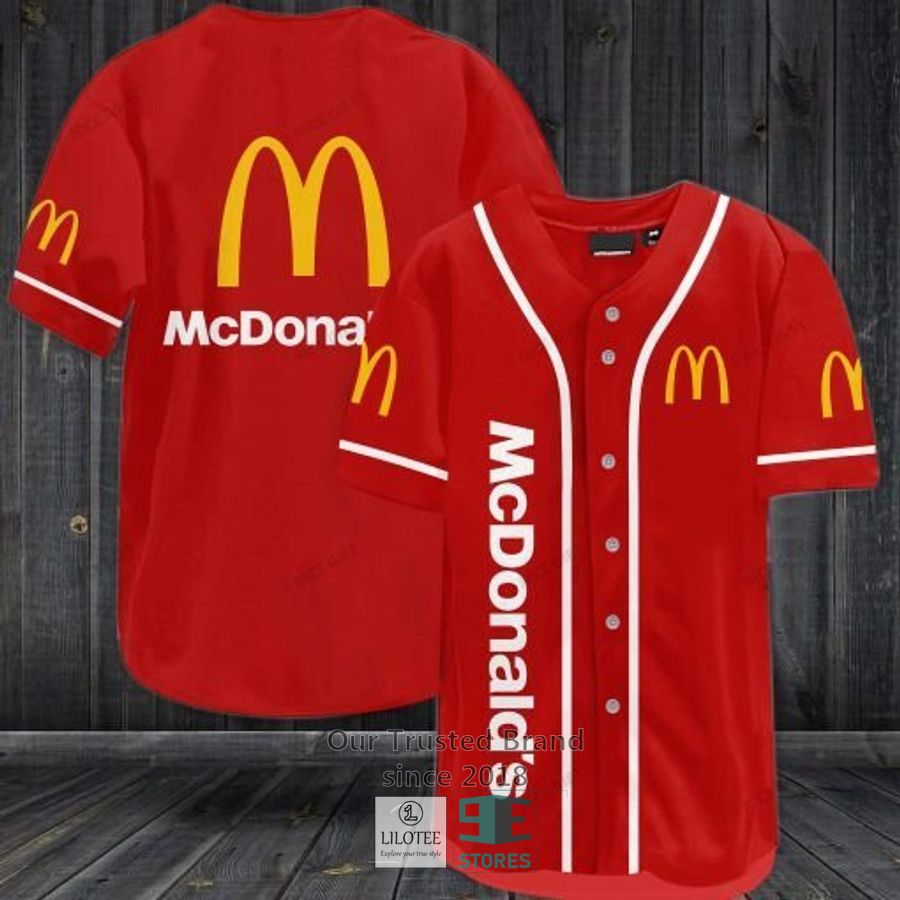 Mcdonald S Baseball Jersey Unisex T-shirt, Sweatshirt, Hoodie, Long Sleeve Tee - T-Shirt, Sweatshirt, Hoodie