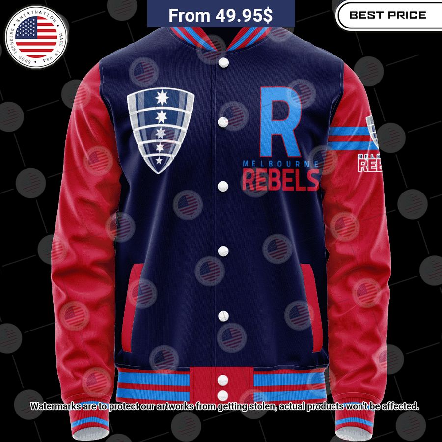 BEST Melbourne Rebels Vintage Logo Custom Baseball Jacket Unisex T-shirt, Sweatshirt, Hoodie, Long Sleeve Tee - T-Shirt, Sweatshirt, Hoodie