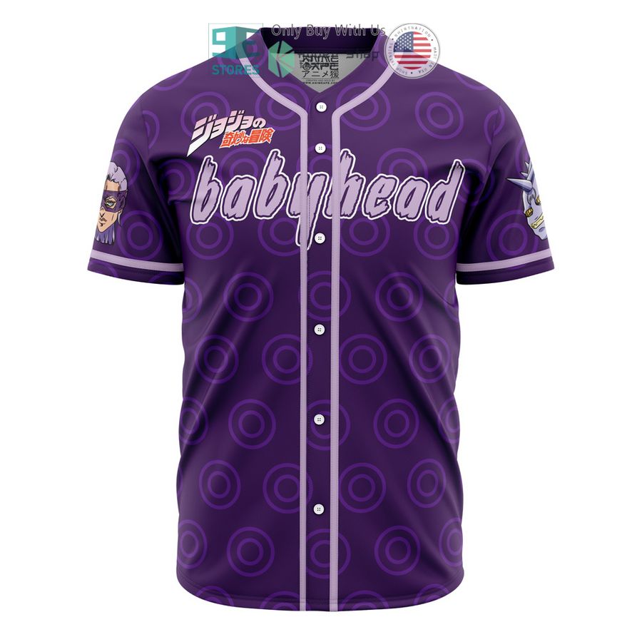 BEST Melone Babyhead Jojo's Bizarre Adventure Baseball Jersey Unisex T-shirt, Sweatshirt, Hoodie, Long Sleeve Tee - T-Shirt, Sweatshirt, Hoodie