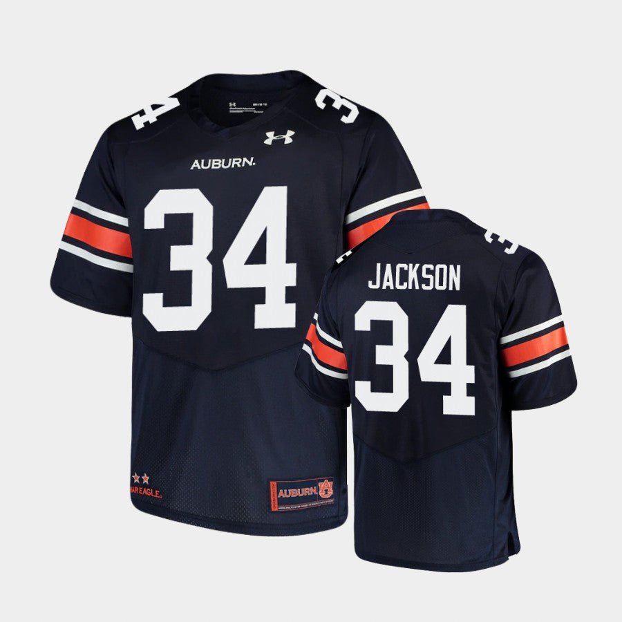 Bo Jackson Auburn Tigers Alumni Player Jersey - Navy sports jersey product view 1