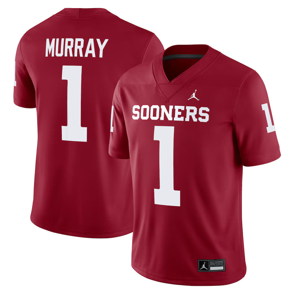 Kyler Murray Oklahoma Sooners Alumni Player Jersey - Crimson sports jersey product view 1