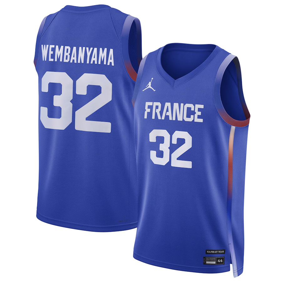 Victor Wembanyama Team France Jersey sports jersey product view 1