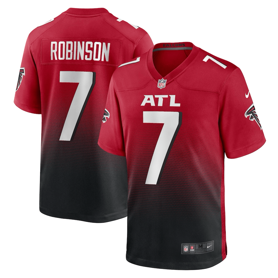 Bijan Robinson Atlanta Falcons Jersey football jersey product view 1