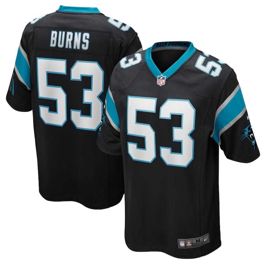 Brian Burns Carolina Panthers Jersey football jersey product view 1