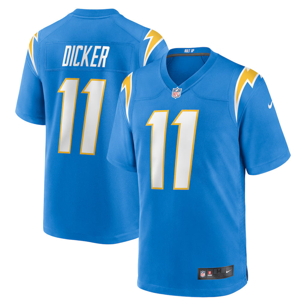 Cameron Dicker Los Angeles Chargers Jersey - Powder Blue football jersey product view 1