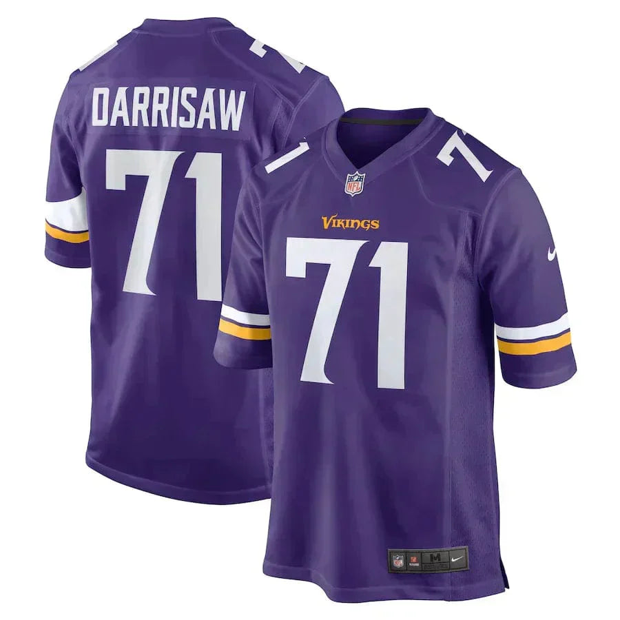 Christian Darrisaw Minnesota Vikings Jersey football jersey product view 1