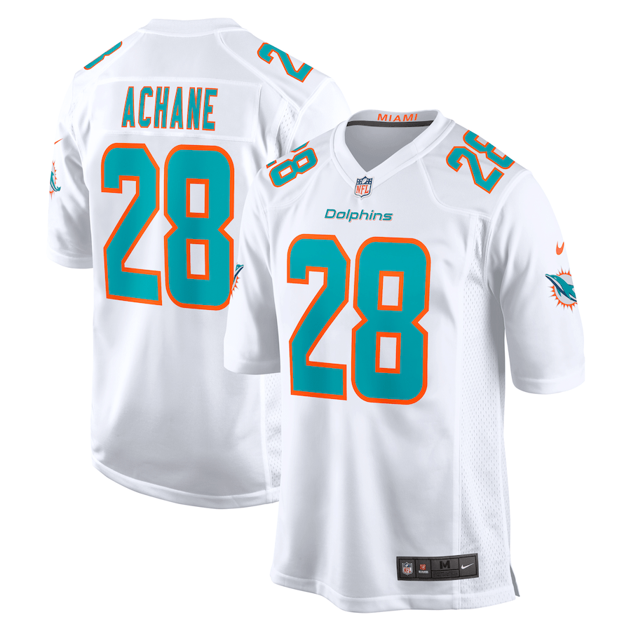 Devon Achane Miami Dolphins Jersey football jersey product view 1