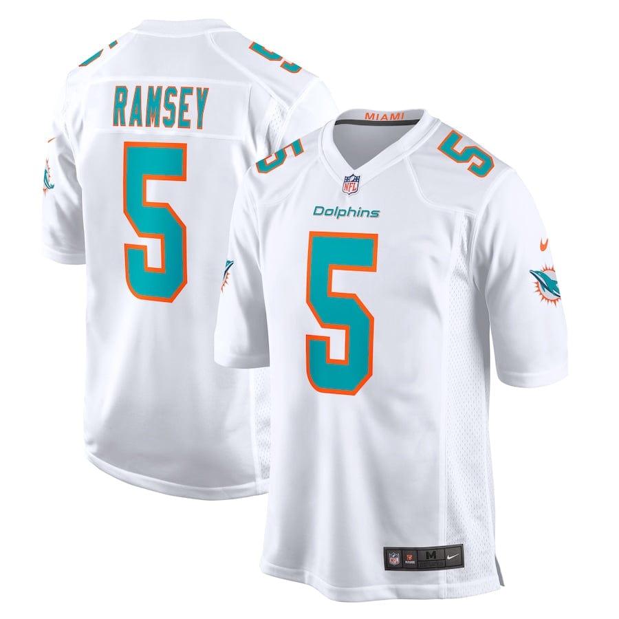 Jalen Ramsey Miami Dolphins Jersey football jersey product view 1