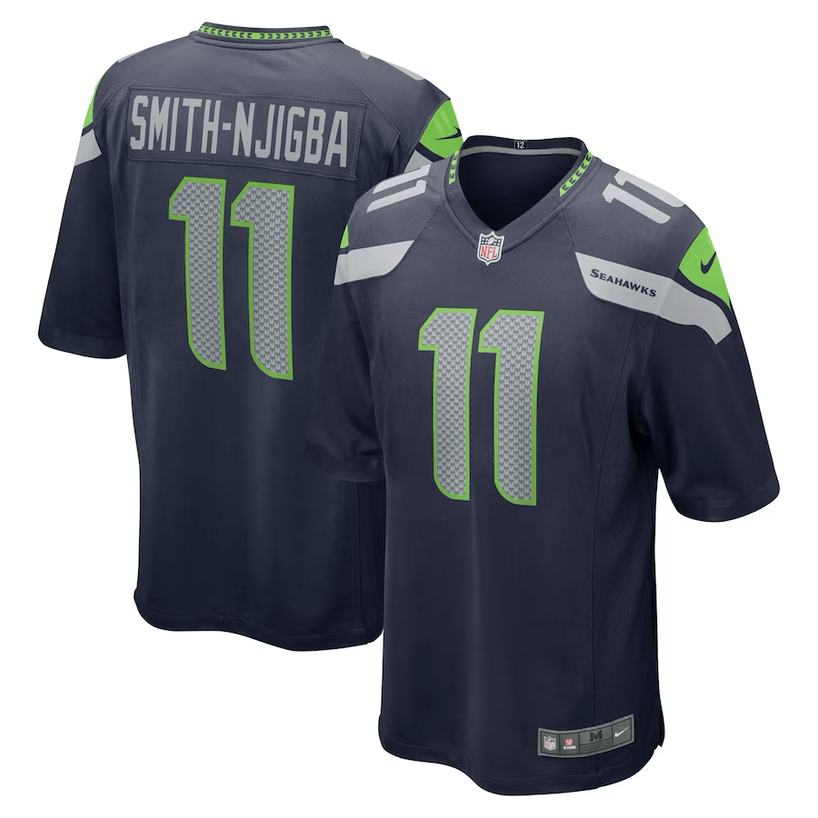 Jaxon Smith Njigba Seattle Seahawks Jersey football jersey product view 1