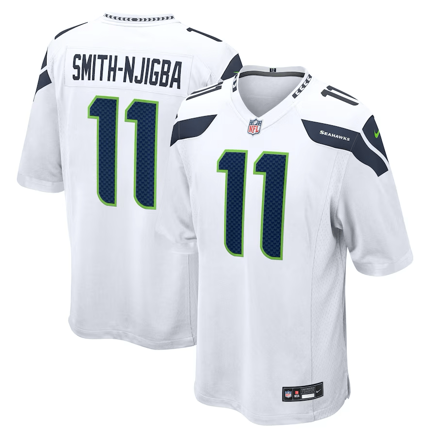 Jaxon Smith Njigba Seattle Seahawks Jersey football jersey product view 1