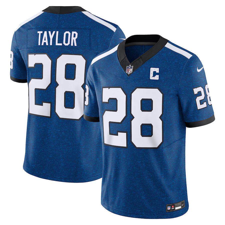 Jonathan Taylor Indianapolis Colts Jersey - Blue football jersey product view 1