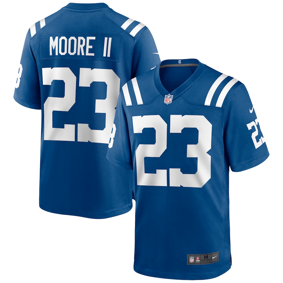 Kenny Moore II Indianapolis Colts Jersey football jersey product view 1