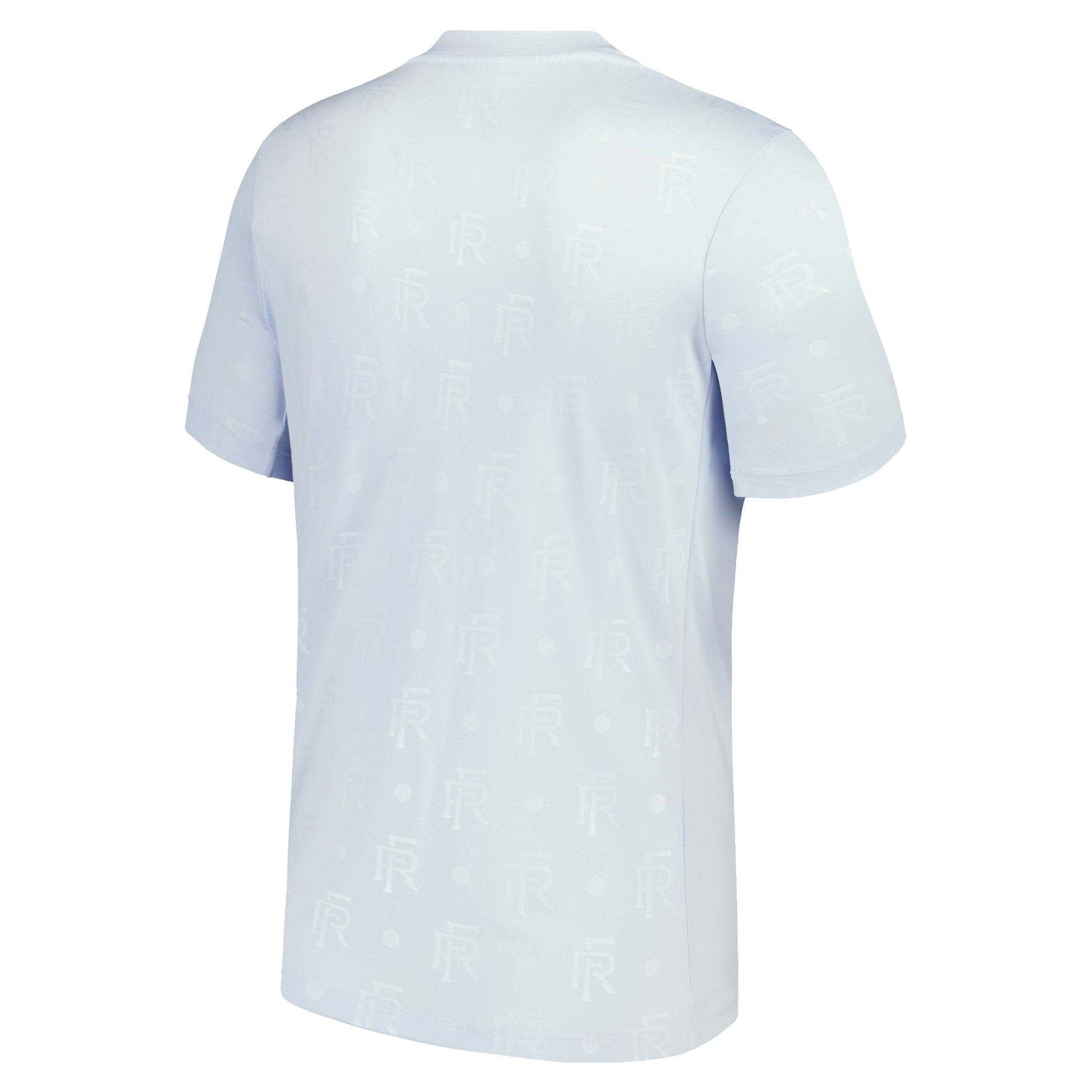 France National Team 2024 Academy Pro Pre-Match Top - Light Blue sports jersey product view 2