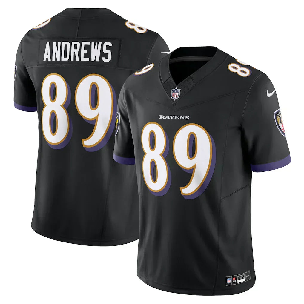 Mark Andrews Baltimore Ravens Jersey - Black football jersey product view 1