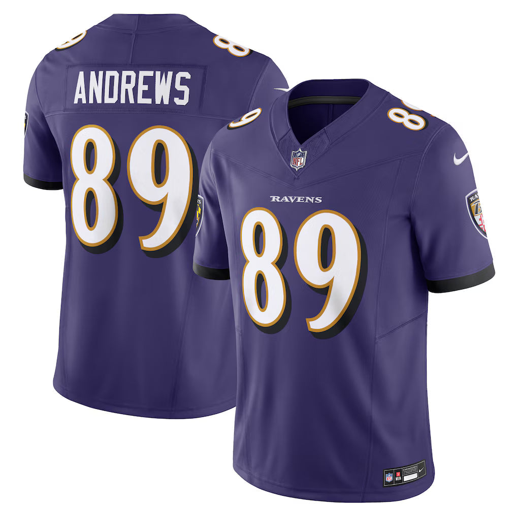 Mark Andrews Baltimore Ravens Jersey - Purple football jersey product view 1