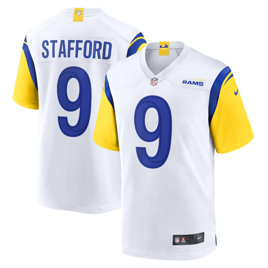 Matthew Stafford Los Angeles Rams Jersey - White football jersey product view 1