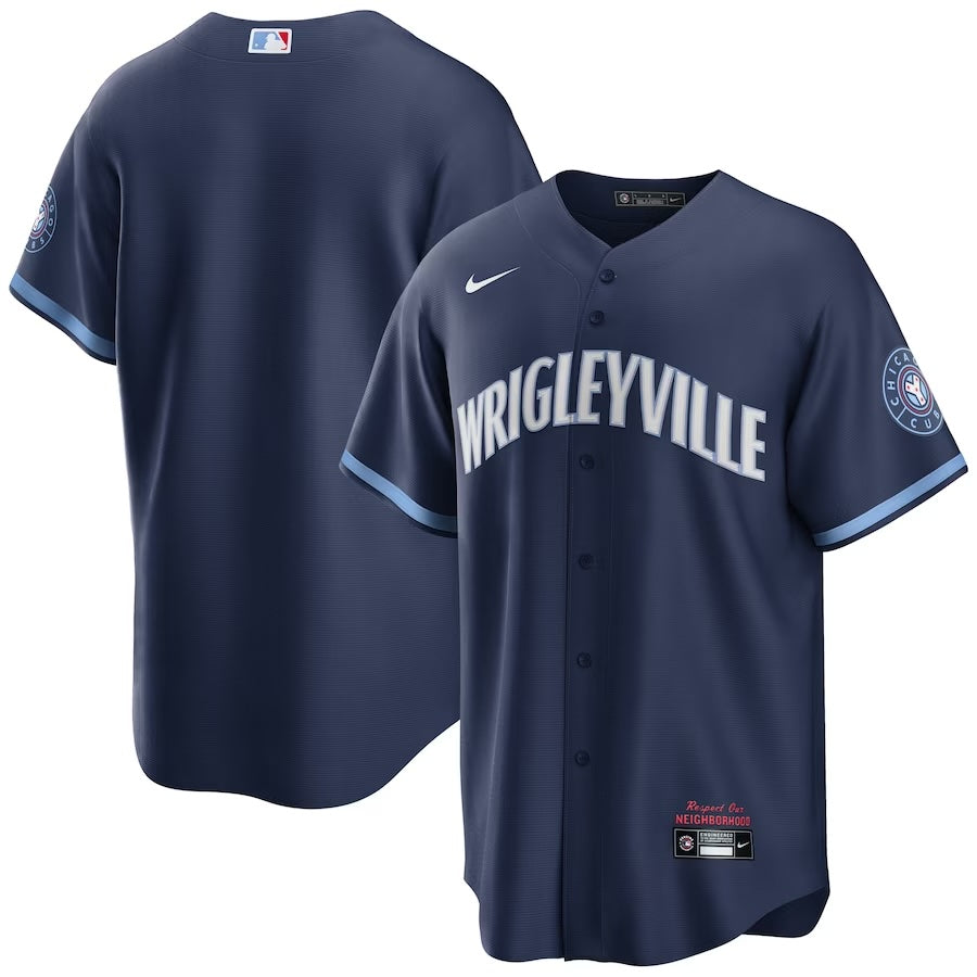 Chicago Cubs City Connect Jerseys baseball jersey product view 1