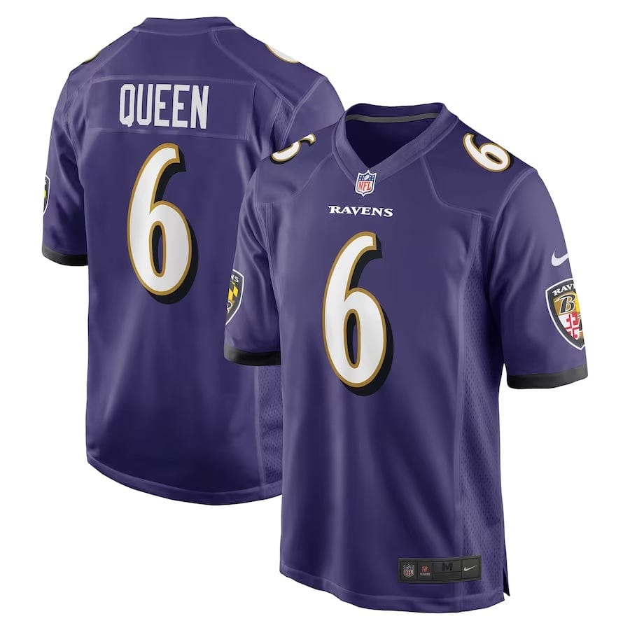 Patrick Queen Baltimore Ravens Jersey football jersey product view 1