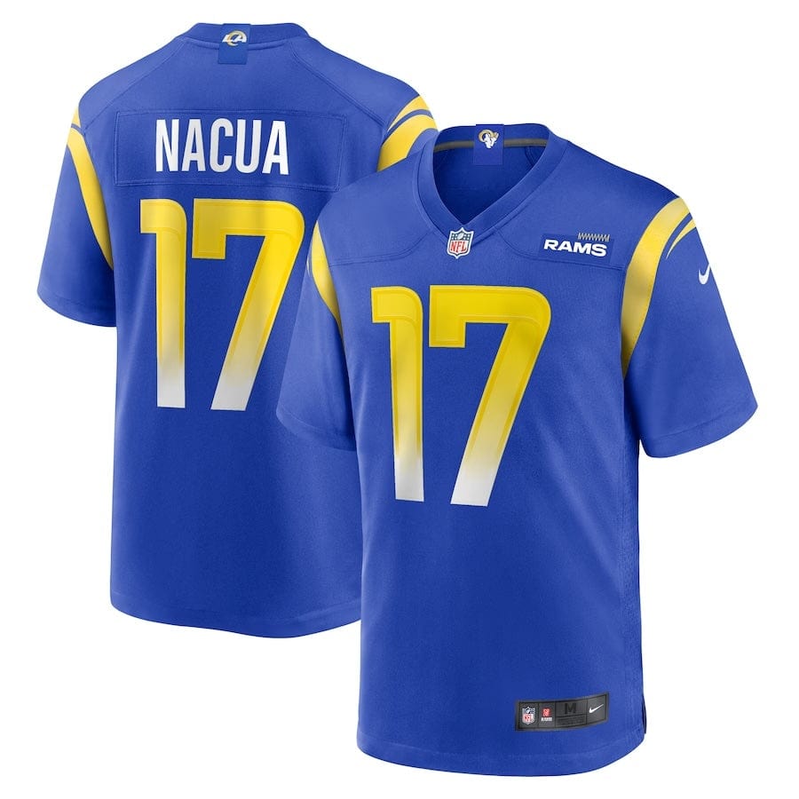 Puka Nacua Los Angeles Rams Jersey football jersey product view 1