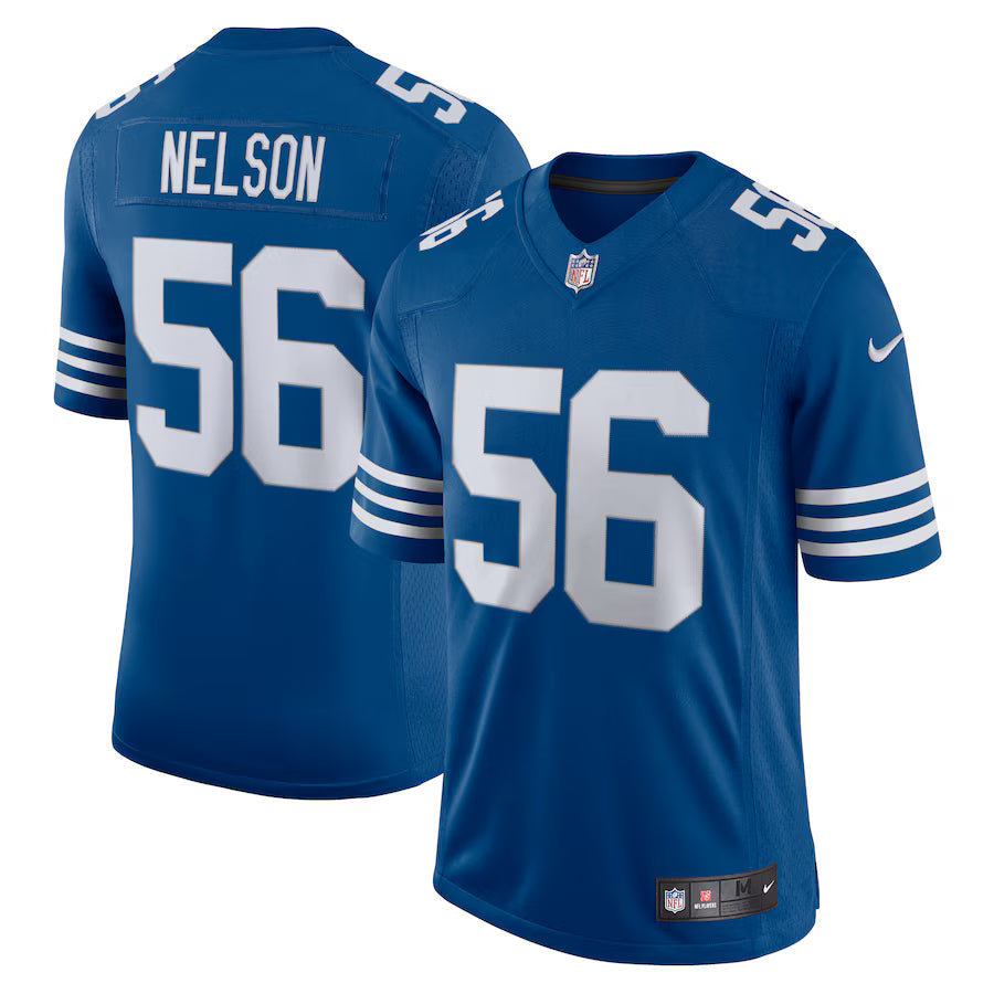 Quenton Nelson Indianapolis Colts Alternate Jersey - Royal football jersey product view 1