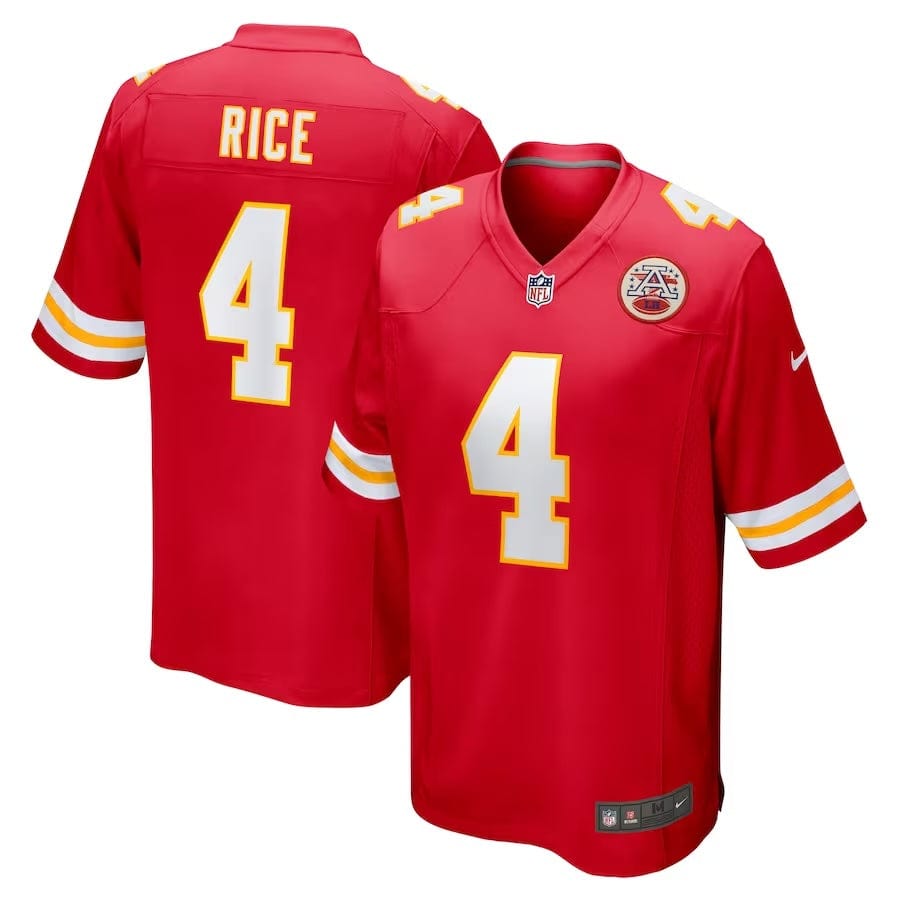 Rashee Rice Kansas City Chiefs Jersey football jersey product view 1
