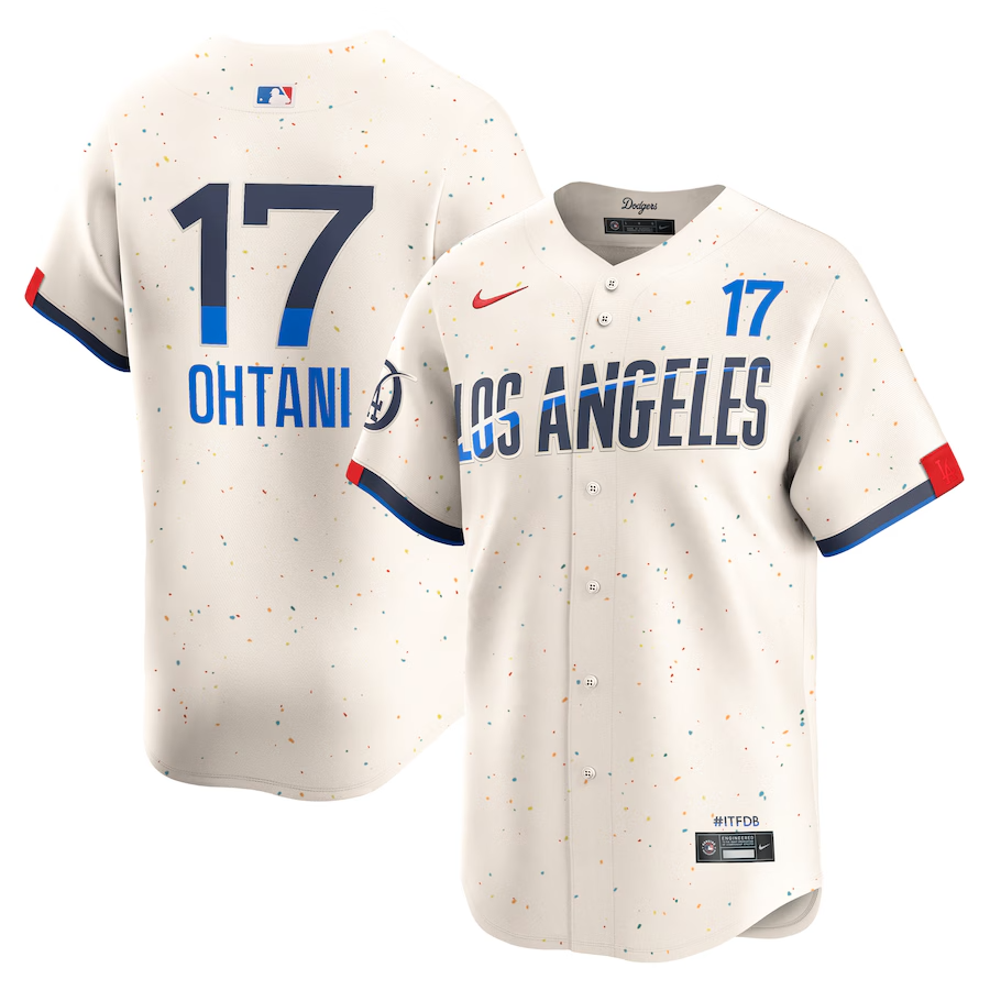 Los Angeles Dodgers City Connect Jerseys baseball jersey product view 1