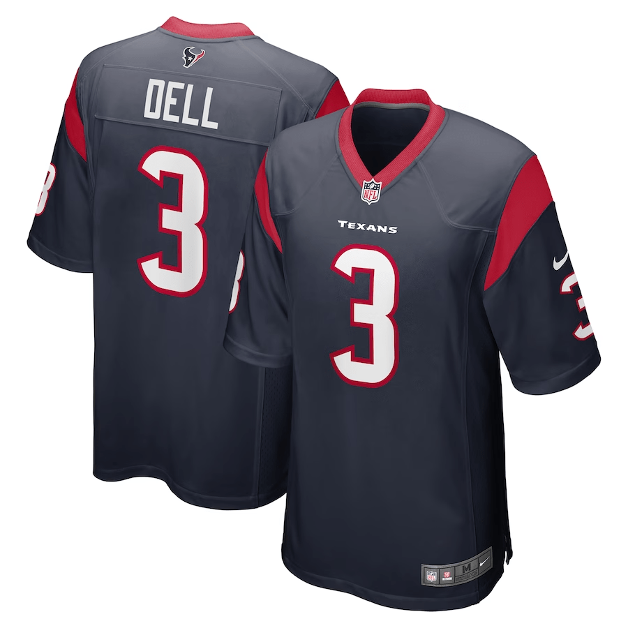 Tank Dell Houston Texans Jersey football jersey product view 1