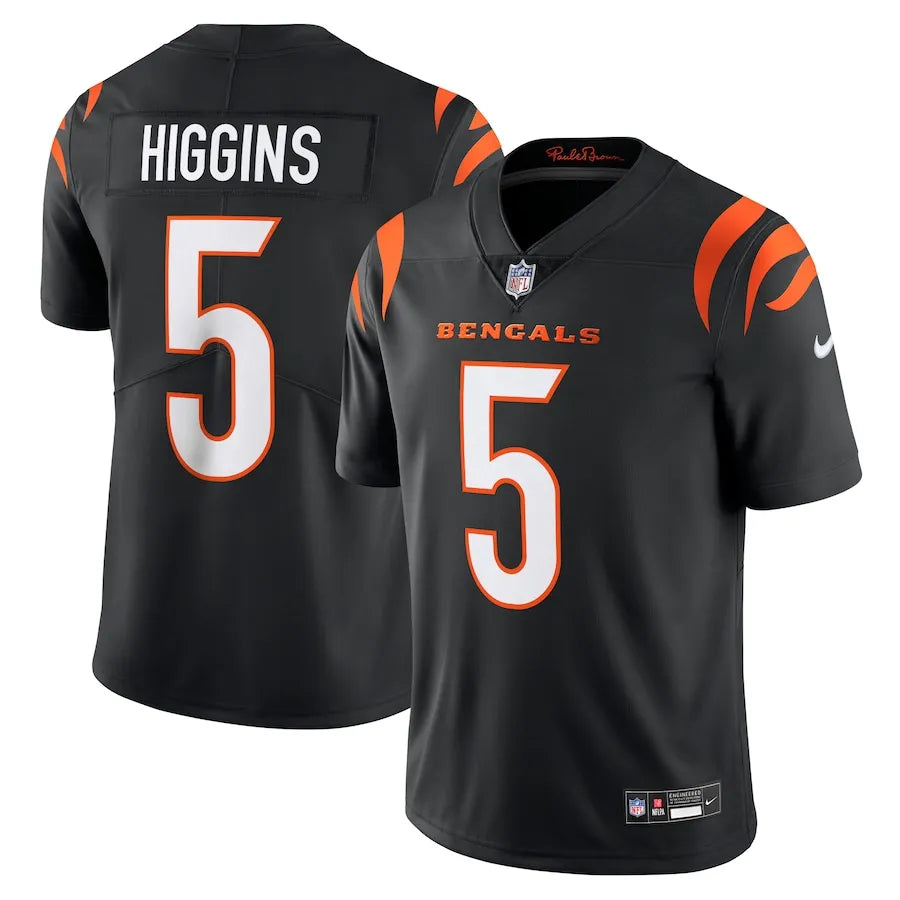 Tee Higgins Cincinnati Bengals Jersey - Black football jersey product view 1