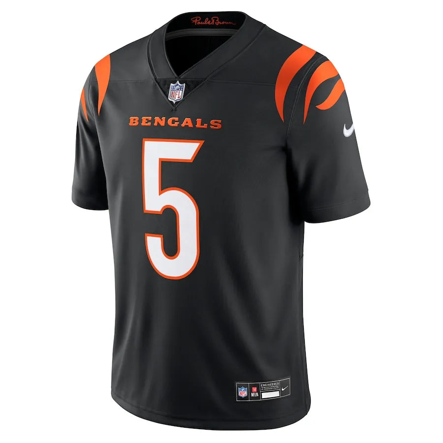 Tee Higgins Cincinnati Bengals Jersey - Black football jersey product view 2