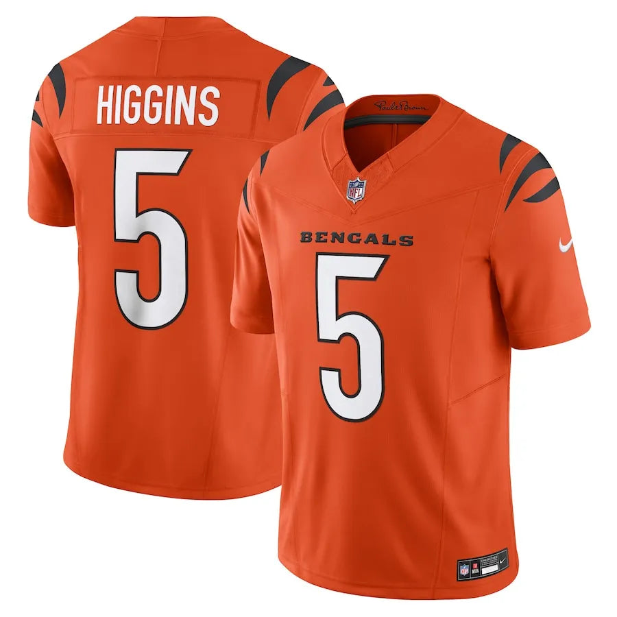 Tee Higgins Cincinnati Bengals Jersey - Orange football jersey product view 1