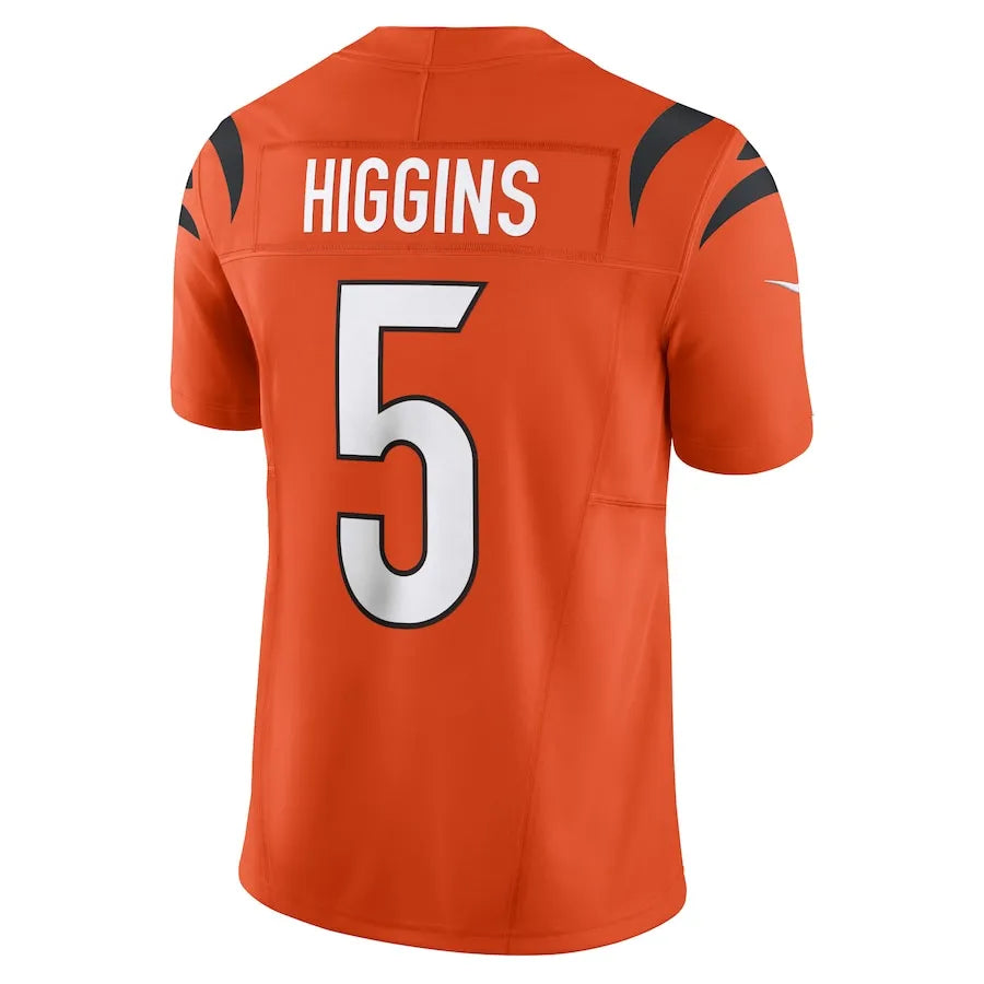 Tee Higgins Cincinnati Bengals Jersey - Orange football jersey product view 3