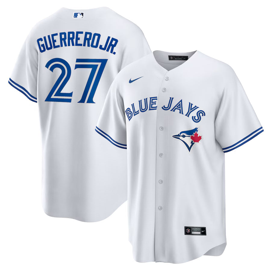 Vladimir Guerrero Jr. Toronto Blue Jays Home Jersey - White baseball jersey product view 1