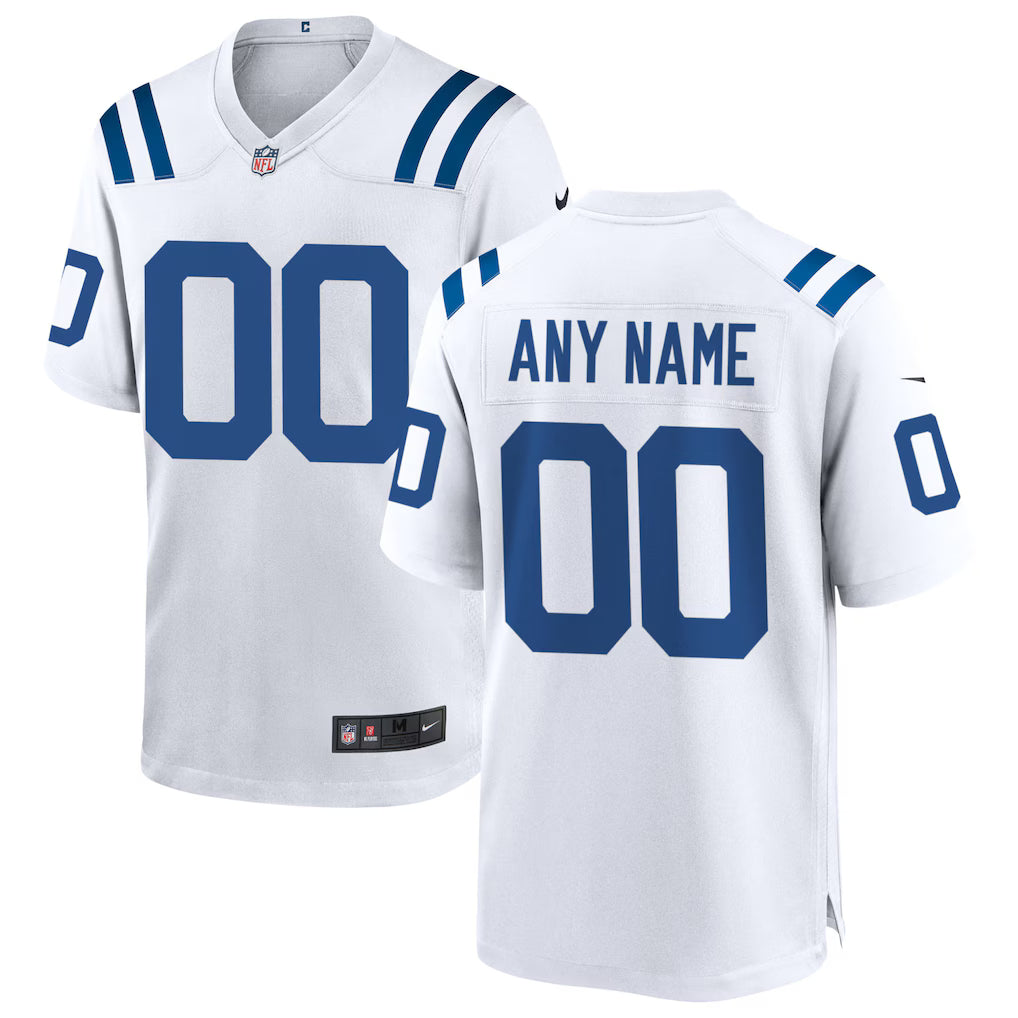 Custom Indianapolis Colts Jersey - White football jersey product view 1