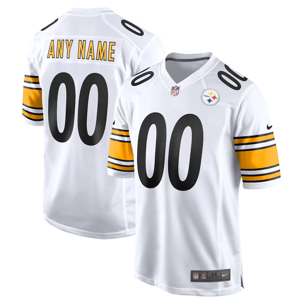 Custom Pittsburgh Steelers Jersey - White football jersey product view 1