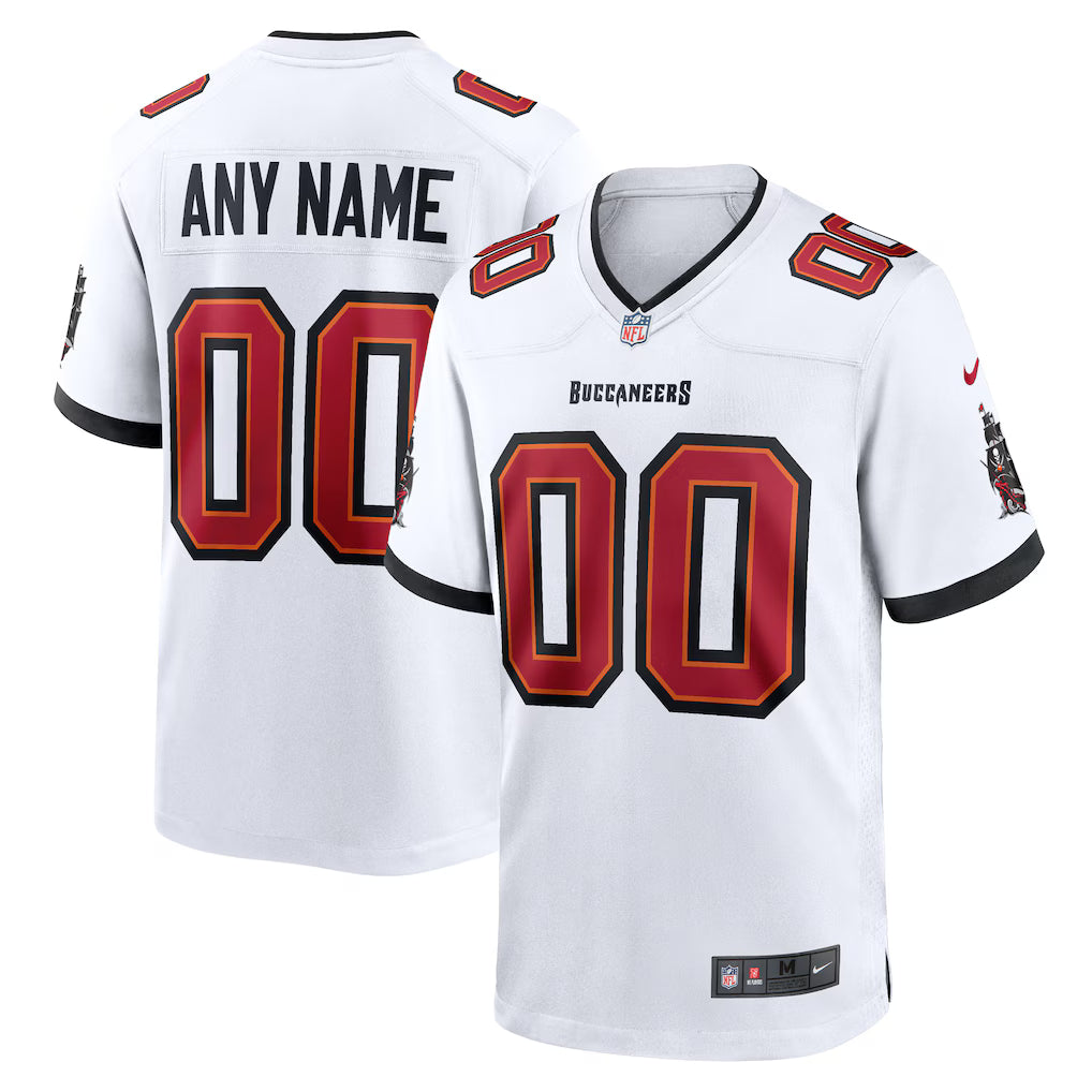 Custom Tampa Bay Buccaneers Jersey - White football jersey product view 1