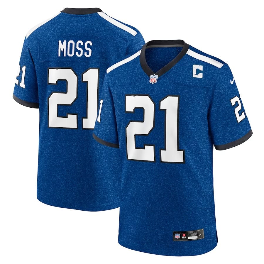 Zack Moss Indianapolis Colts Jersey football jersey product view 1