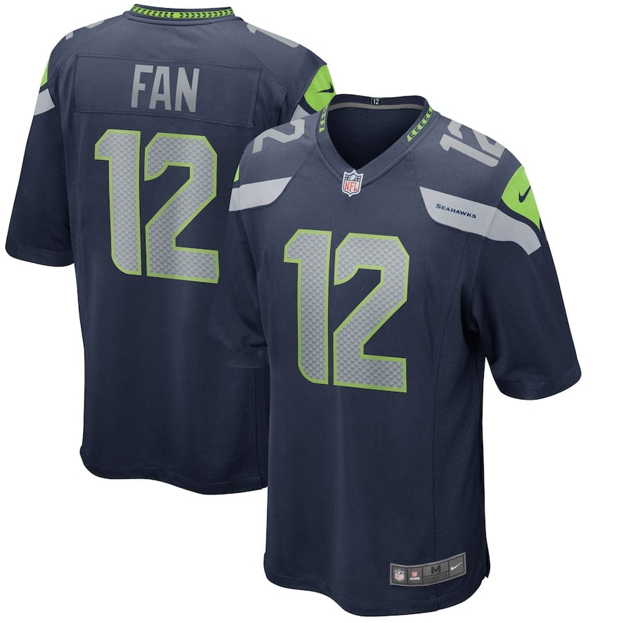 Seattle Seahawks Fan "12" Jersey football jersey product view 1