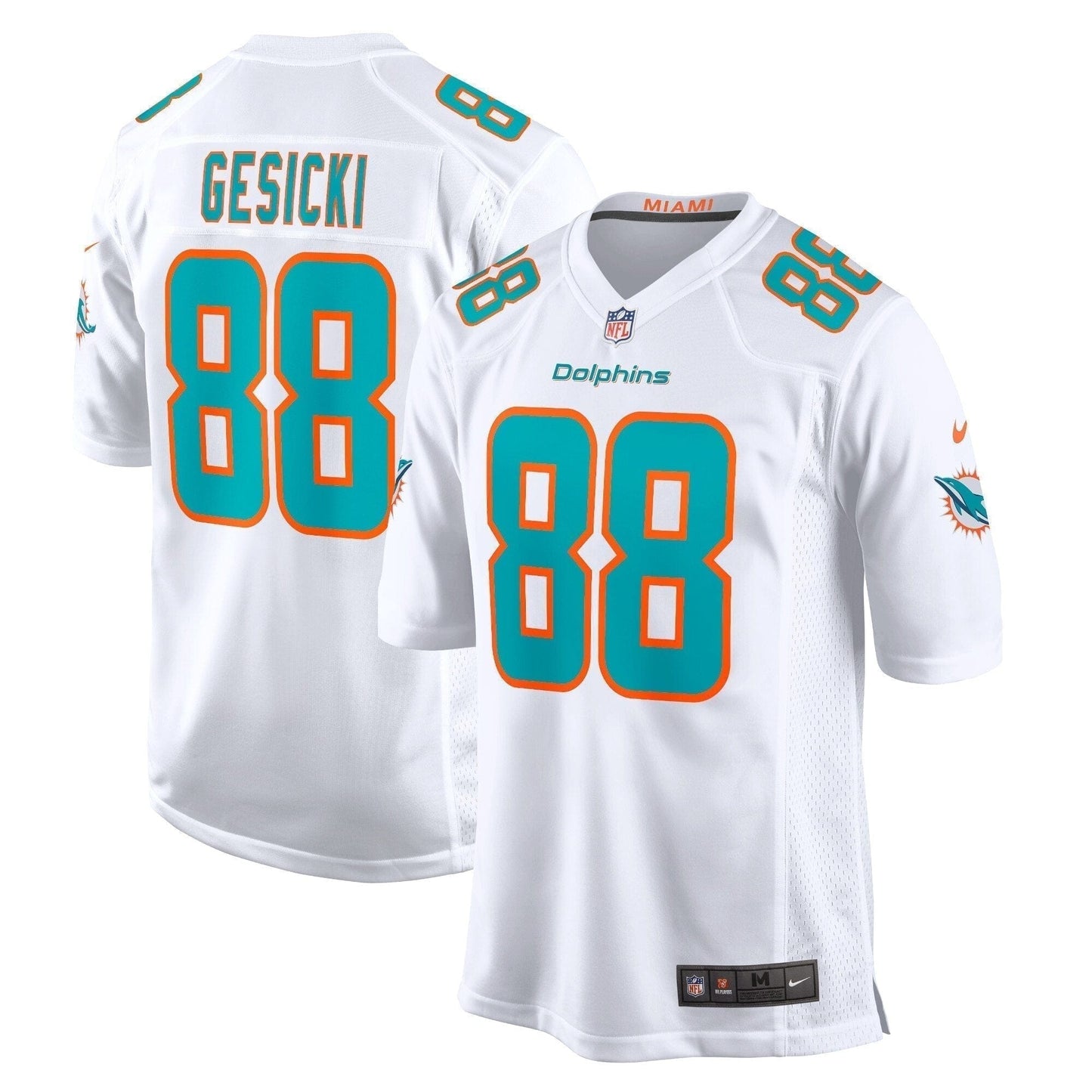 Mike Gesicki Miami Dolphins Jersey football jersey product view 1