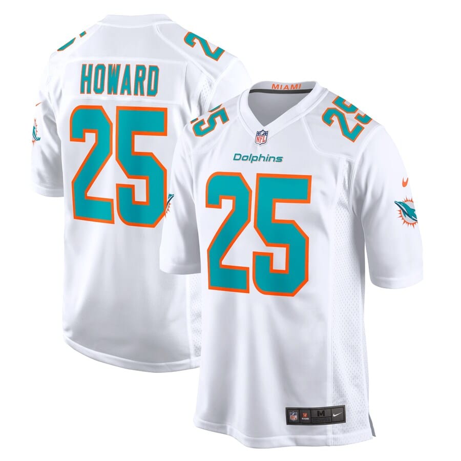 Xavien Howard Miami Dolphins Jersey football jersey product view 1