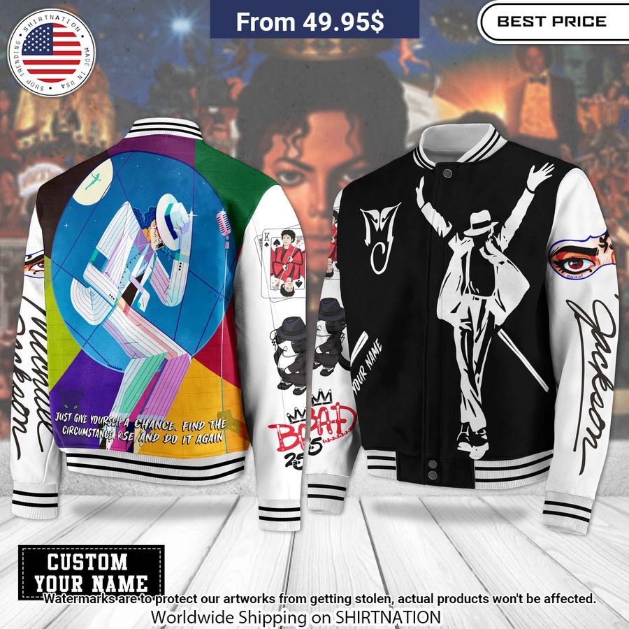 Michael Jackson Just Give Yourself a chance Baseball jacket Unisex T-shirt, Sweatshirt, Hoodie, Long Sleeve Tee - T-Shirt, Sweatshirt, Hoodie