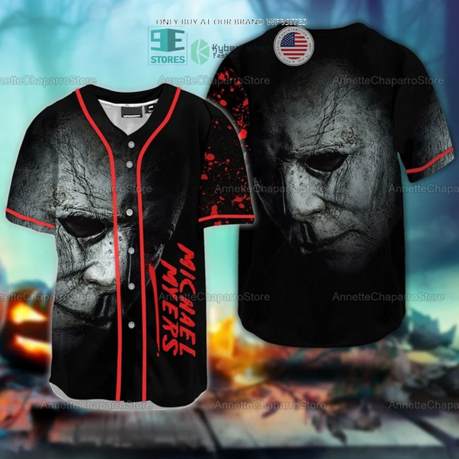 BEST Michael Myers Face black Baseball Jersey Unisex T-shirt, Sweatshirt, Hoodie, Long Sleeve Tee - T-Shirt, Sweatshirt, Hoodie