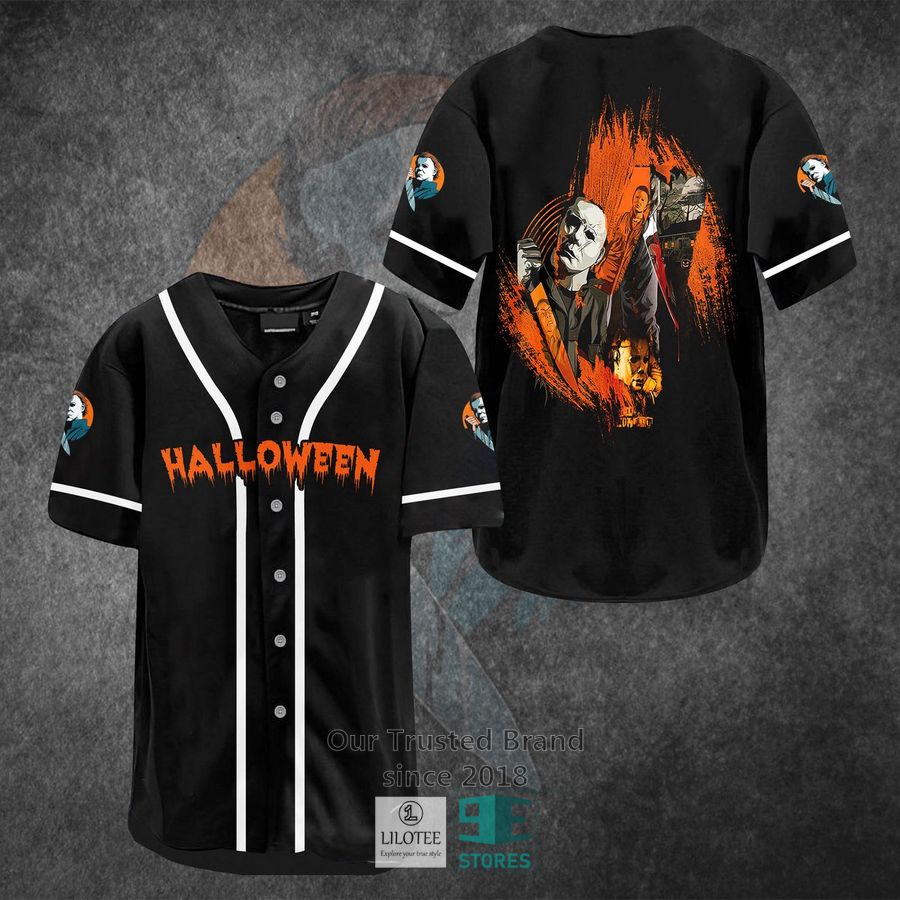 Michael Myers Halloween Horror Movie Black Baseball Jersey Unisex T-shirt, Sweatshirt, Hoodie, Long Sleeve Tee - T-Shirt, Sweatshirt, Hoodie