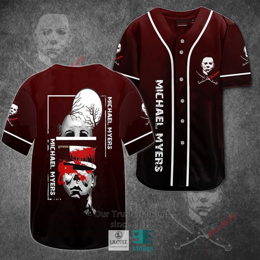 Michael Myers Horror Movie Baseball Jersey Unisex T-shirt, Sweatshirt, Hoodie, Long Sleeve Tee - T-Shirt, Sweatshirt, Hoodie