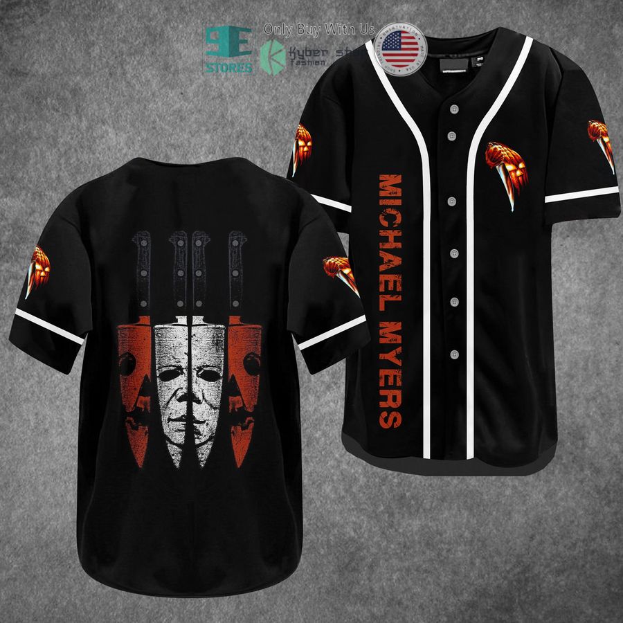 BEST Michael Myers knife black Baseball Jersey Unisex T-shirt, Sweatshirt, Hoodie, Long Sleeve Tee - T-Shirt, Sweatshirt, Hoodie