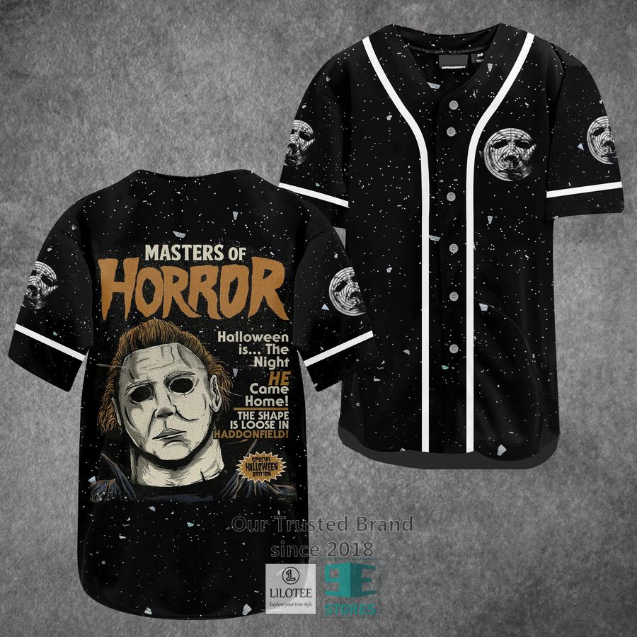 Michael Myers Master of Horror Movie Baseball Jersey Unisex T-shirt, Sweatshirt, Hoodie, Long Sleeve Tee - T-Shirt, Sweatshirt, Hoodie