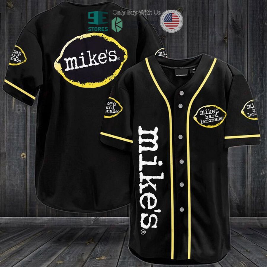 BEST Mike's Hard Lemonade black Baseball Jersey Unisex T-shirt, Sweatshirt, Hoodie, Long Sleeve Tee - T-Shirt, Sweatshirt, Hoodie