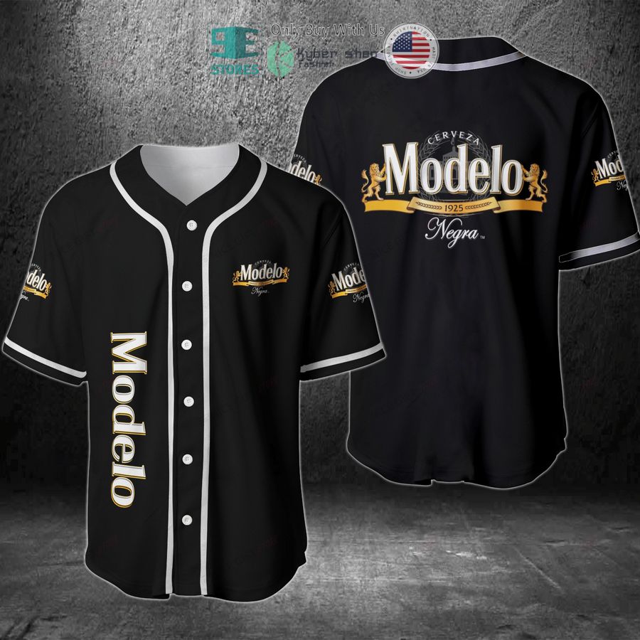 BEST Modelo logo black Baseball Jersey Unisex T-shirt, Sweatshirt, Hoodie, Long Sleeve Tee - T-Shirt, Sweatshirt, Hoodie