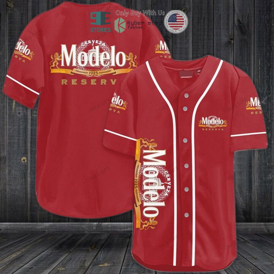 BEST Modelo Reserva logo red Baseball Jersey Unisex T-shirt, Sweatshirt, Hoodie, Long Sleeve Tee - T-Shirt, Sweatshirt, Hoodie