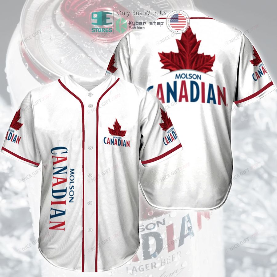 BEST Molson Canadian logo white Baseball Jersey Unisex T-shirt, Sweatshirt, Hoodie, Long Sleeve Tee - T-Shirt, Sweatshirt, Hoodie