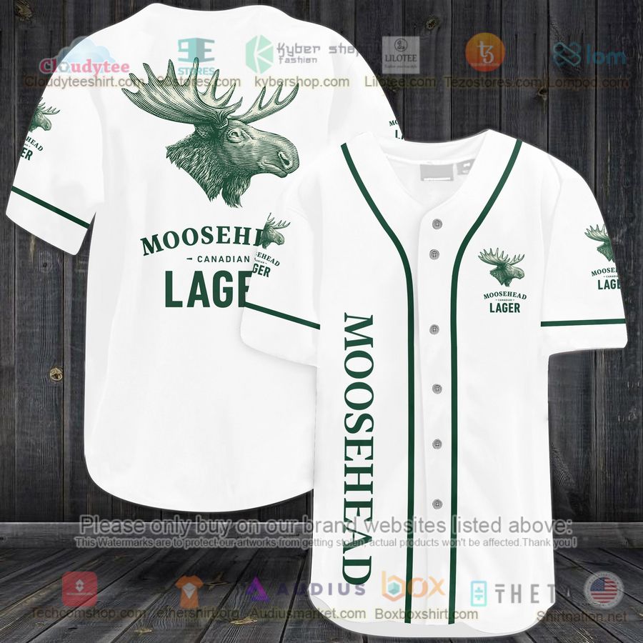 HOT Moosehead Lager logo Baseball Jersey Shirt Unisex T-shirt, Sweatshirt, Hoodie, Long Sleeve Tee - T-Shirt, Sweatshirt, Hoodie